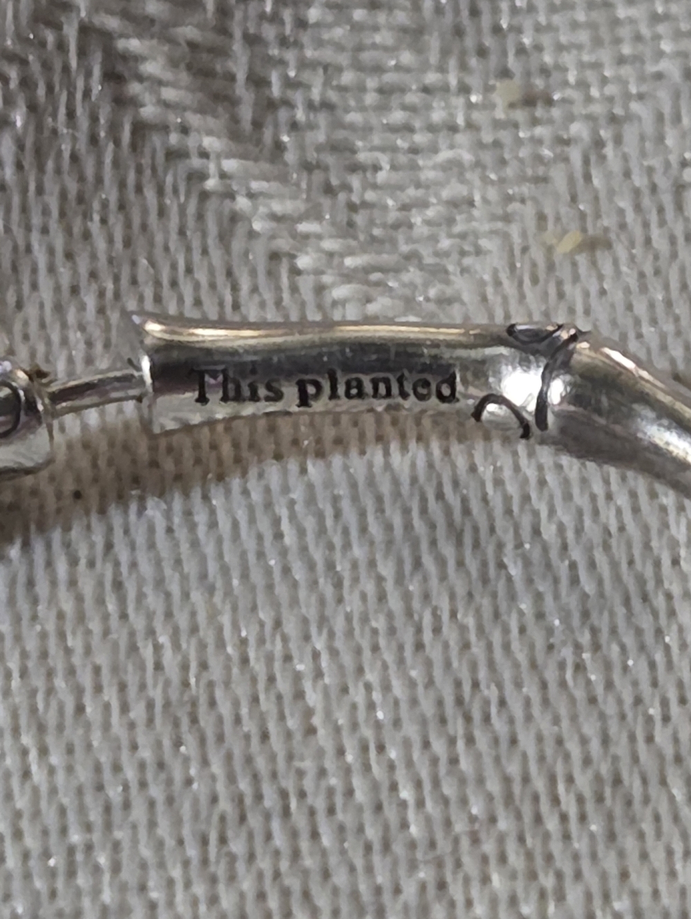 John Hardy Sterling Silver Medium Bamboo Hoop Earrings - Picture 5 of 9